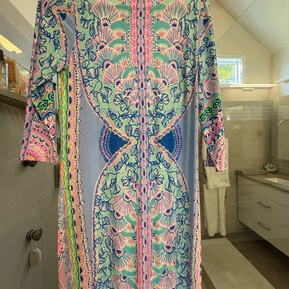 chinese dress ladies Karlie Paris Button Tier Maxi Dress  Expectations Too